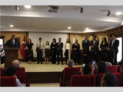 STAJYER AVUKATLARIMIZ CÜBBE GİYDİ