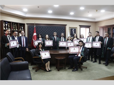 STAJYER AVUKATLARIMIZ CÜBBE GİYDİ
