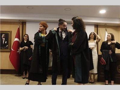 STAJYER AVUKATLARIMIZ CÜBBE GİYDİ