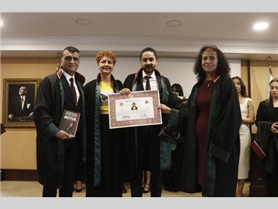 STAJYER AVUKATLARIMIZ CÜBBE GİYDİ