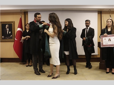 STAJYER AVUKATLARIMIZ CÜBBE GİYDİ