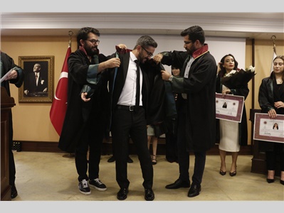 STAJYER AVUKATLARIMIZ CÜBBE GİYDİ
