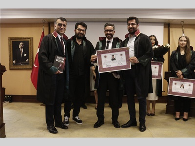 STAJYER AVUKATLARIMIZ CÜBBE GİYDİ