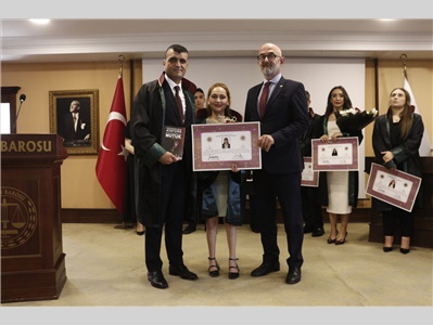 STAJYER AVUKATLARIMIZ CÜBBE GİYDİ