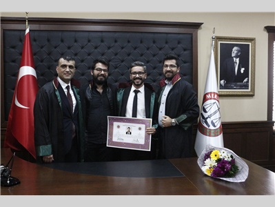 STAJYER AVUKATLARIMIZ CÜBBE GİYDİ