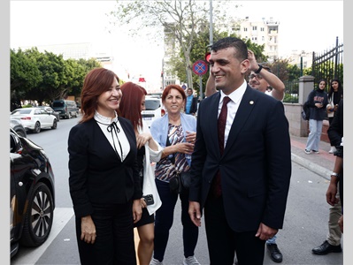 MERSİN BÜYÜKŞEHİR BELEDİYE BAŞKANI VAHAP SEÇER'DEN ZİYARET