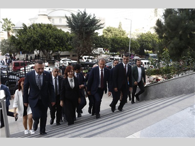 MERSİN BÜYÜKŞEHİR BELEDİYE BAŞKANI VAHAP SEÇER'DEN ZİYARET