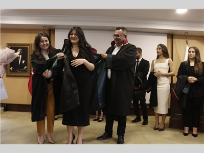 STAJYER AVUKATLARIMIZ CÜBBE GİYDİ