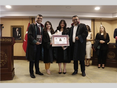 STAJYER AVUKATLARIMIZ CÜBBE GİYDİ