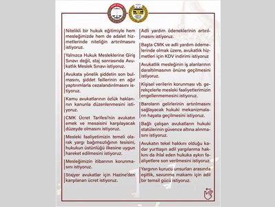 TBB VE BAROLAR ORTAK AÇIKLAMA YAPTI