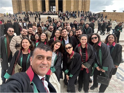 MERSİN BAROSU, TBB VE BAROLAR ATA’MIZIN HUZURUNA ÇIKTI