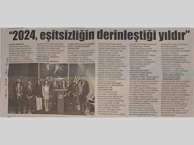 8 Mart Dünya Kadınlar Günü basın açıklaması