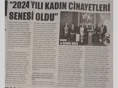 8 Mart Dünya Kadınlar Günü basın açıklaması