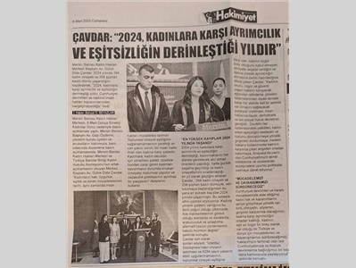 8 Mart Dünya Kadınlar Günü basın açıklaması