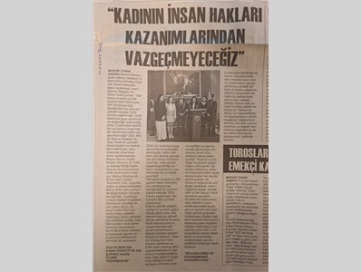 8 Mart Dünya Kadınlar Günü basın açıklaması