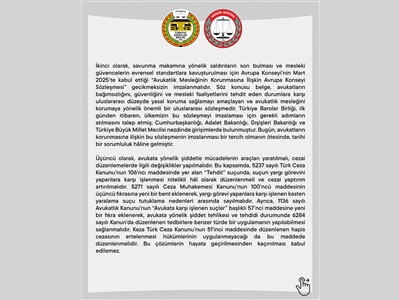 OLAĞANÜSTÜ BARO BAŞKANLARI TOPLANTISI SONUÇ BİLDİRGESİ