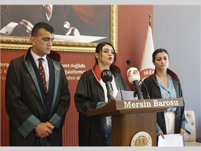 MERSİN BAROSU  " YEŞİL BARO, İKLİM DOSTU BARO  "  İÇİN KOLLARI SIVADI