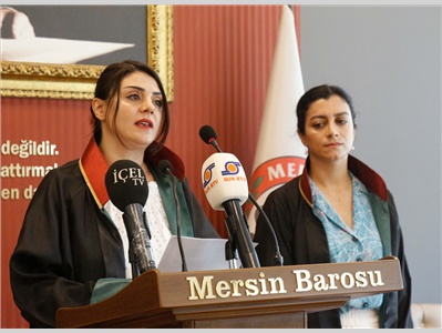 MERSİN BAROSU  " YEŞİL BARO, İKLİM DOSTU BARO  "  İÇİN KOLLARI SIVADI