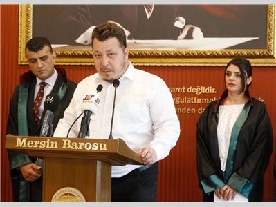 MERSİN BAROSU  " YEŞİL BARO, İKLİM DOSTU BARO  "  İÇİN KOLLARI SIVADI