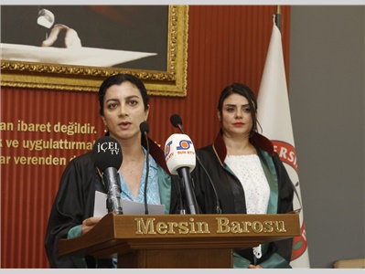 MERSİN BAROSU  " YEŞİL BARO, İKLİM DOSTU BARO  "  İÇİN KOLLARI SIVADI