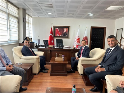 SİLİFKE CUMHURİYET BAŞSAVCISI AHMET AKYILDIZ'A ZİYARET