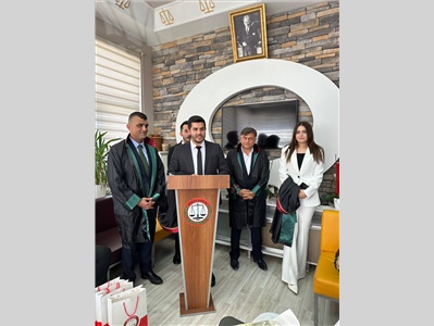 5 STAJYER AVUKATIMIZ CÜBBE GİYDİ