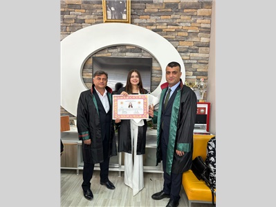 5 STAJYER AVUKATIMIZ CÜBBE GİYDİ