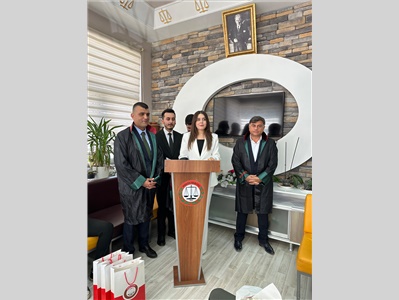 5 STAJYER AVUKATIMIZ CÜBBE GİYDİ