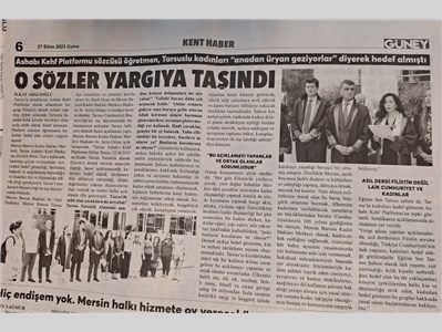 Mersin Barosu'ndan cinsiyetçi dile suç duyurusu
