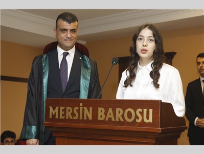 32 STAJYER AVUKATIMIZ CÜBBE GİYDİ