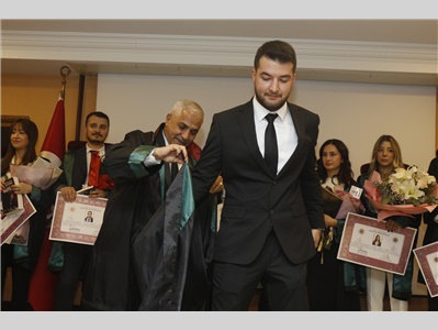 32 STAJYER AVUKATIMIZ CÜBBE GİYDİ