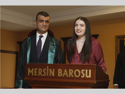 32 STAJYER AVUKATIMIZ CÜBBE GİYDİ