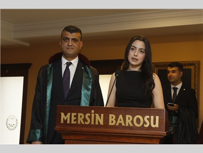 32 STAJYER AVUKATIMIZ CÜBBE GİYDİ