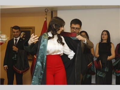 32 STAJYER AVUKATIMIZ CÜBBE GİYDİ