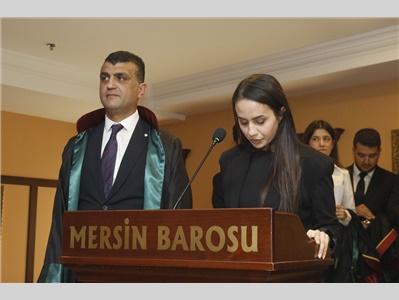 32 STAJYER AVUKATIMIZ CÜBBE GİYDİ