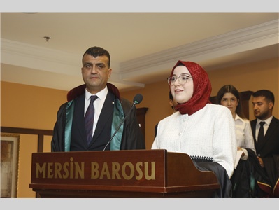 32 STAJYER AVUKATIMIZ CÜBBE GİYDİ