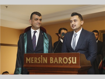 32 STAJYER AVUKATIMIZ CÜBBE GİYDİ