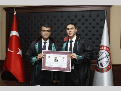 32 STAJYER AVUKATIMIZ CÜBBE GİYDİ