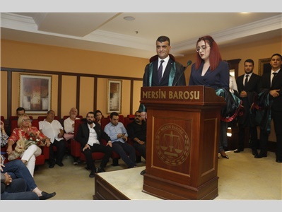 32 STAJYER AVUKATIMIZ CÜBBE GİYDİ