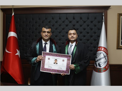 32 STAJYER AVUKATIMIZ CÜBBE GİYDİ