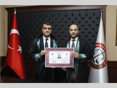 32 STAJYER AVUKATIMIZ CÜBBE GİYDİ