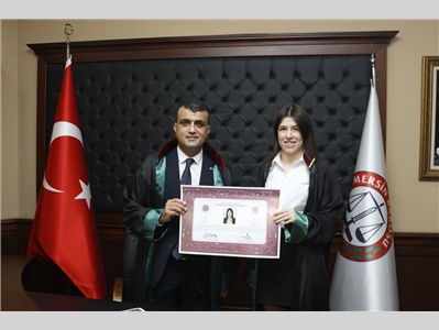 32 STAJYER AVUKATIMIZ CÜBBE GİYDİ