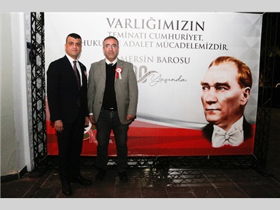 MERSİN BAROSU  NUN KURULUŞUNUN 100. YILINA ÖZEL RESEPSİYON DÜZENLENDİ