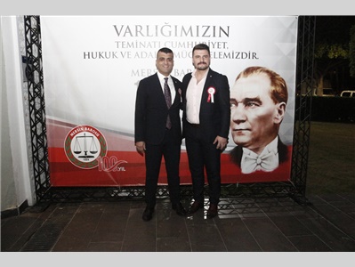 MERSİN BAROSU  NUN KURULUŞUNUN 100. YILINA ÖZEL RESEPSİYON DÜZENLENDİ