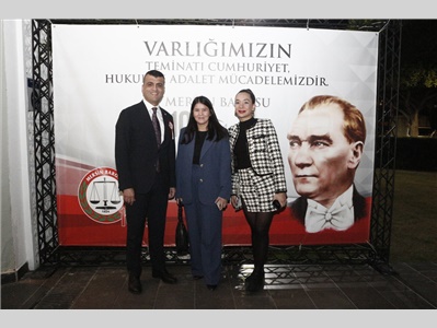 MERSİN BAROSU  NUN KURULUŞUNUN 100. YILINA ÖZEL RESEPSİYON DÜZENLENDİ