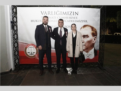 MERSİN BAROSU  NUN KURULUŞUNUN 100. YILINA ÖZEL RESEPSİYON DÜZENLENDİ