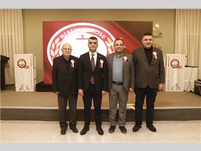 MERSİN BAROSU  NUN KURULUŞUNUN 100. YILINA ÖZEL RESEPSİYON DÜZENLENDİ