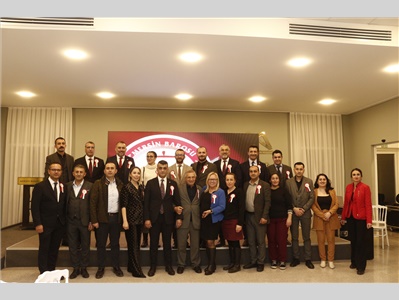 MERSİN BAROSU  NUN KURULUŞUNUN 100. YILINA ÖZEL RESEPSİYON DÜZENLENDİ