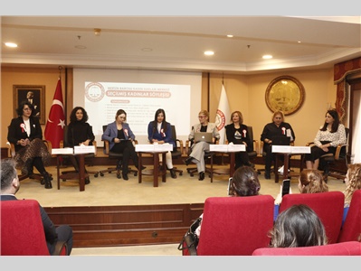 "SEÇİLMİŞ KADINLAR" KONULU SÖYLEŞİ DÜZENLENDİ