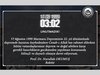UNUTMADIK, UNUTTURMAYACAĞIZ